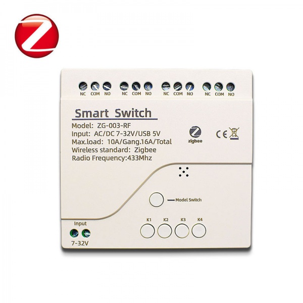 Zigbee and RF 4CH Smart Relay