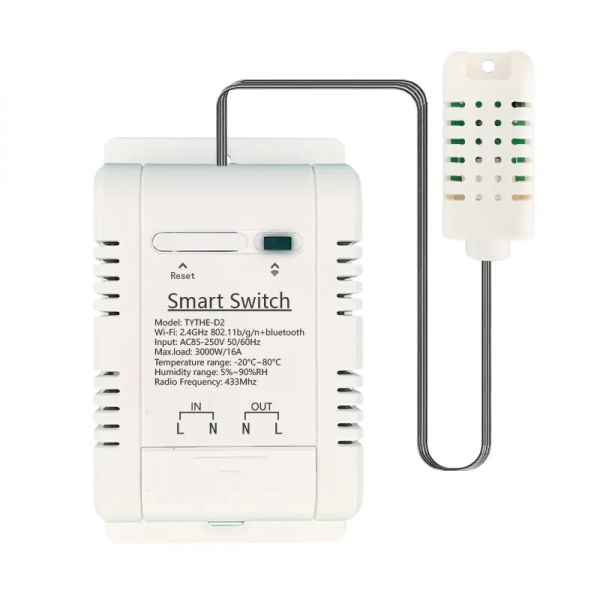 WiFi Breaker with Temperature and Humidity Sensor