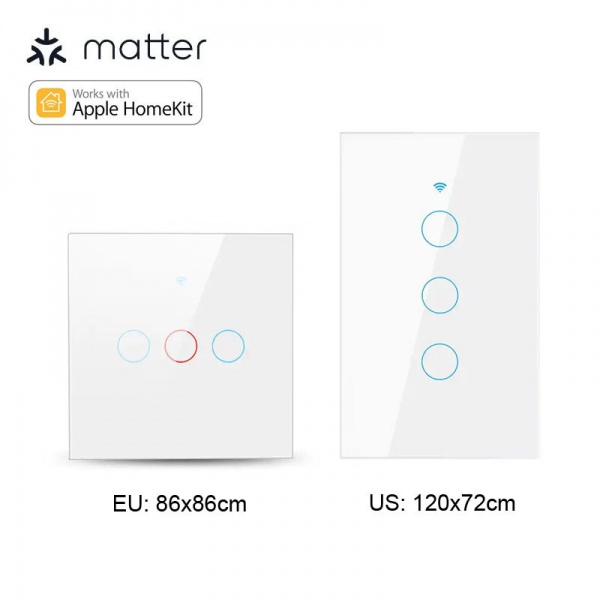Matter Light Switch (EU 1/2/3gang)