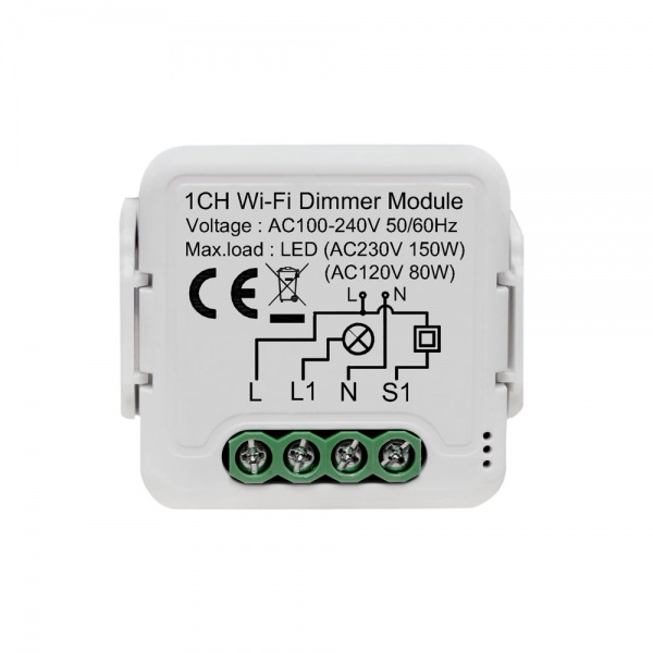 WiFi Dimmer Module (1/2 gang)