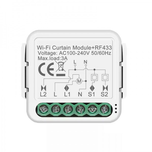 WiFi+RF Curtain Module