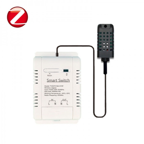 Zigbee Breaker with Temperature and Humidity Sensor